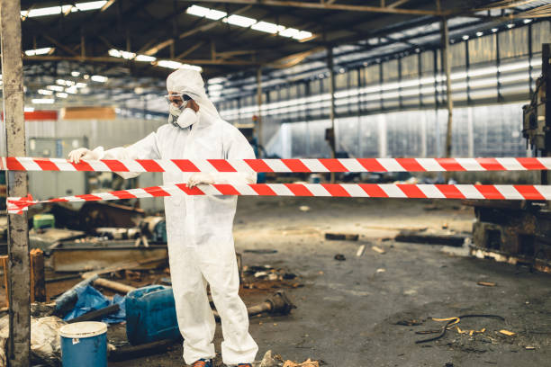 Professional Infectious Disease Decontamination technician working in Paris, AR